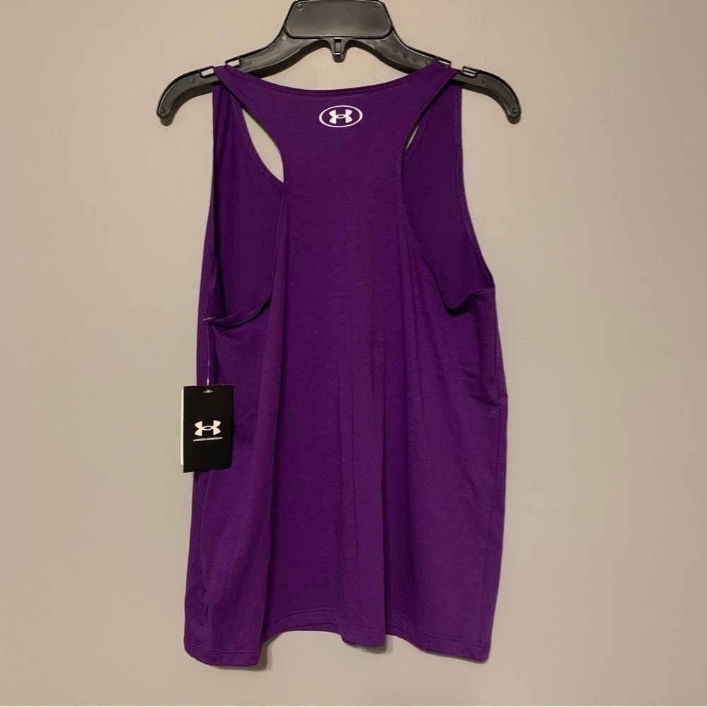 NWT. UNDER ARMOUR Girls’ Graphic Tank - Picture 4 of 4